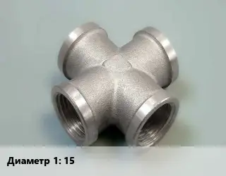 Крест стальной 15